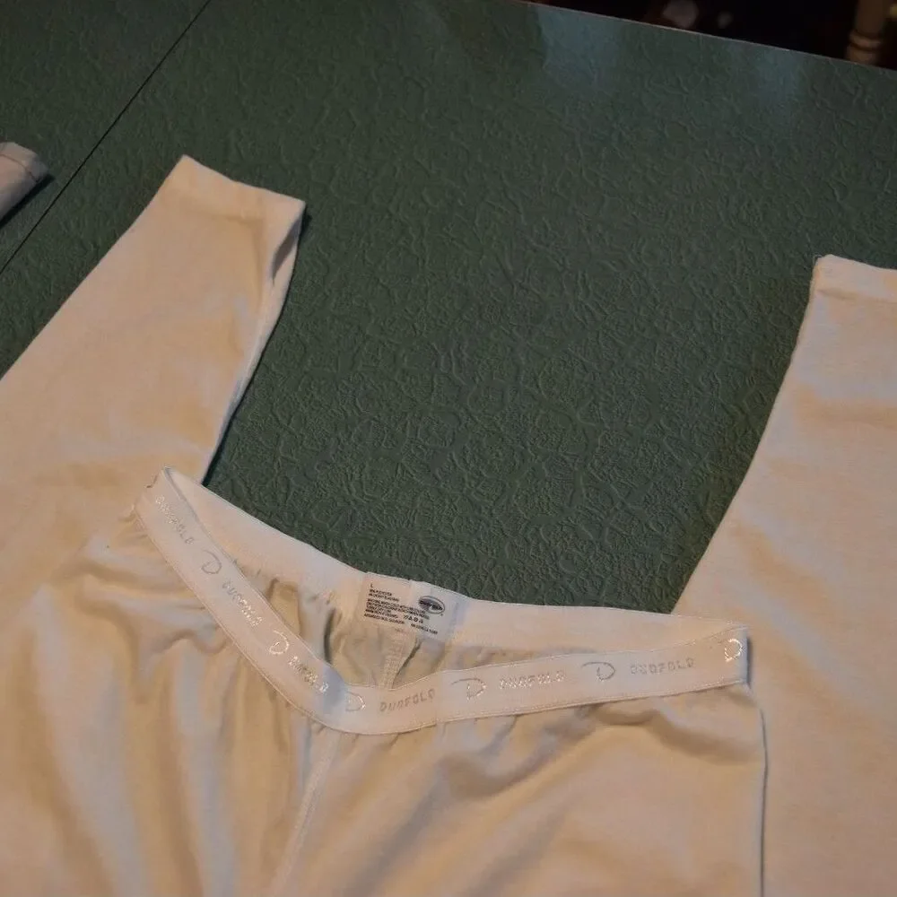 Duofold Thermal Base Layer Leggings White Men's L Performance Long Johns